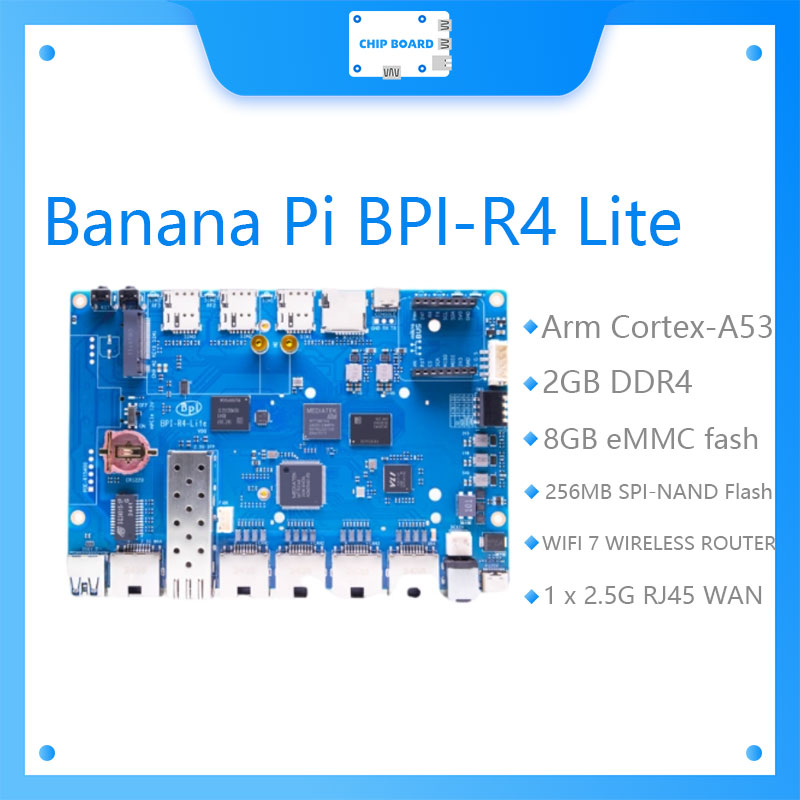 Banana Pi BPI-R4 Lite, gelişmi - Bananapi Bpi R4 Wifi 7 incelemesi ve fiyatı